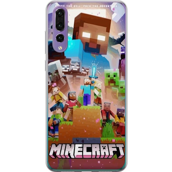 Huawei P20 Pro Gennemsigtig cover Minecraft