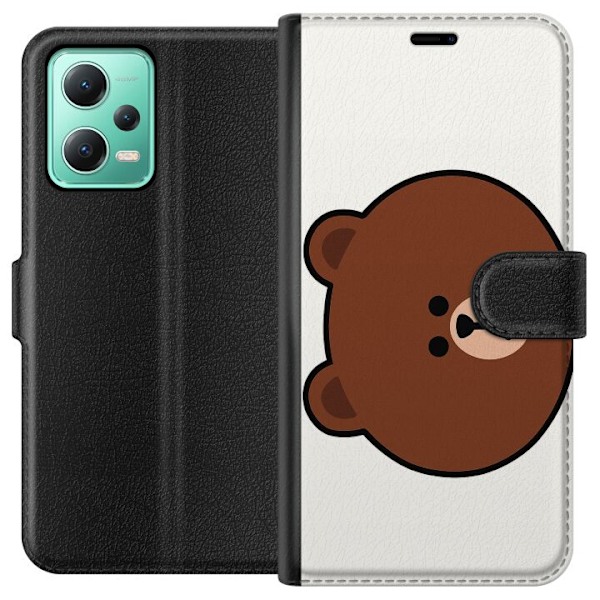 Xiaomi Redmi Note 12 Lommeboketui Rund Bjørn