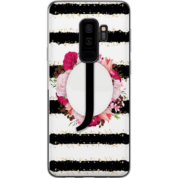 Samsung Galaxy S9+ Gennemsigtig cover Bogstavet J