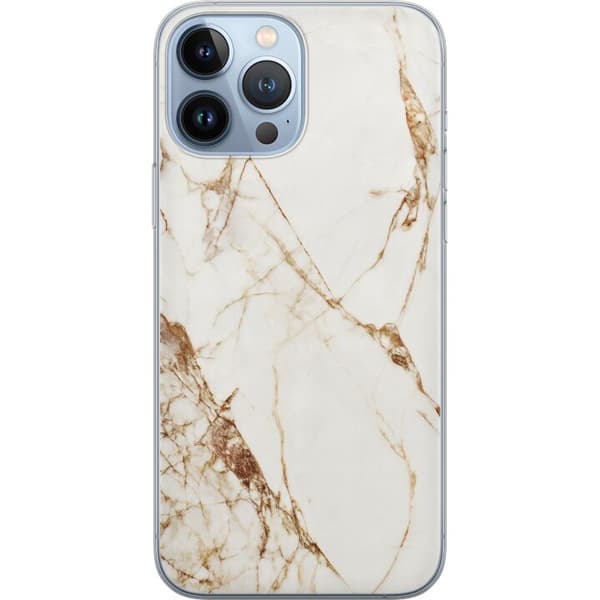 Kompatibel Mobilcover til Apple iPhone 13 Pro Max Hvid marmor