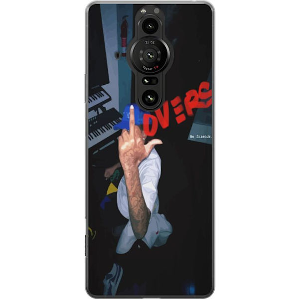 Sony Xperia Pro-I Läpinäkyvä kuori Rakkaus Mystiikka Suunnittelu Romanttinen Motiivi Suosittu Graafinen Kuviointi Muoti Tyyli