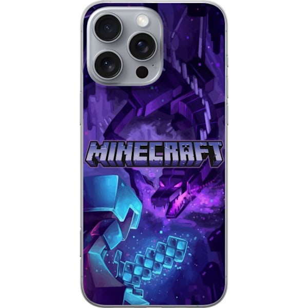 Apple iPhone 16 Pro Max Läpinäkyvä kuori Minecraft