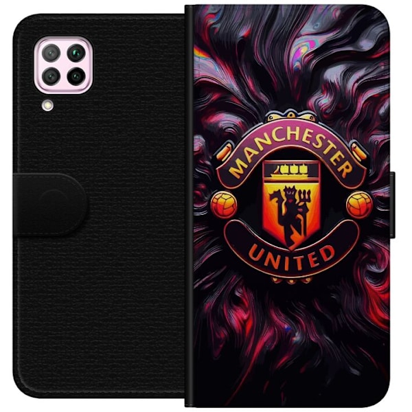 Huawei P40 lite Plånboksfodral Manchester United