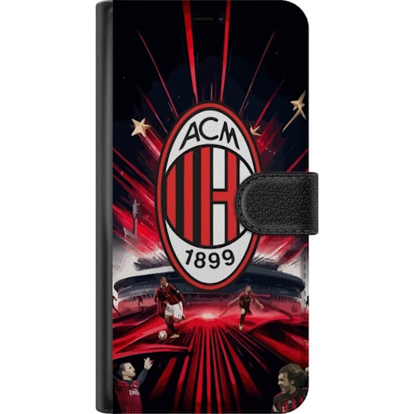 Apple iPhone XS Lommeboketui AC Milan