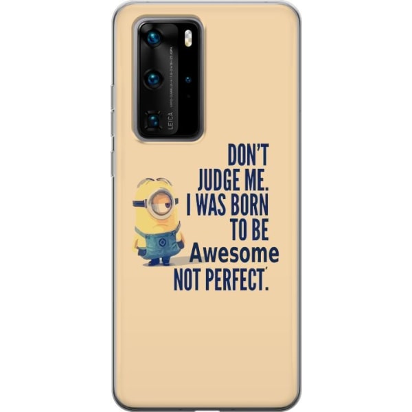 Huawei P40 Pro Gennemsigtig cover Minions