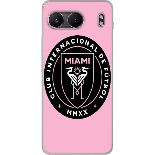 OnePlus Nord 4 Läpinäkyvä kuori Inter Miami FC