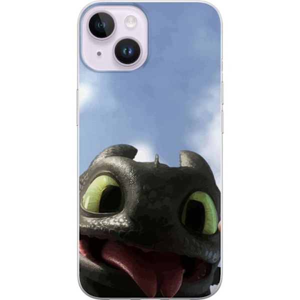 Apple iPhone 15 Plus Genomskinligt Skal How to Train Your Dragon (Draktränaren)