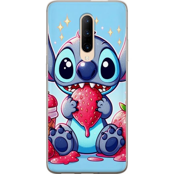 OnePlus 7 Pro Genomskinligt Skal Strawberry Stitch