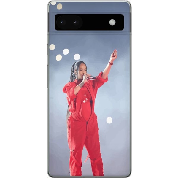 Google Pixel 6a Läpinäkyvä kuori Rihanna – Trendsetting Looks & Style