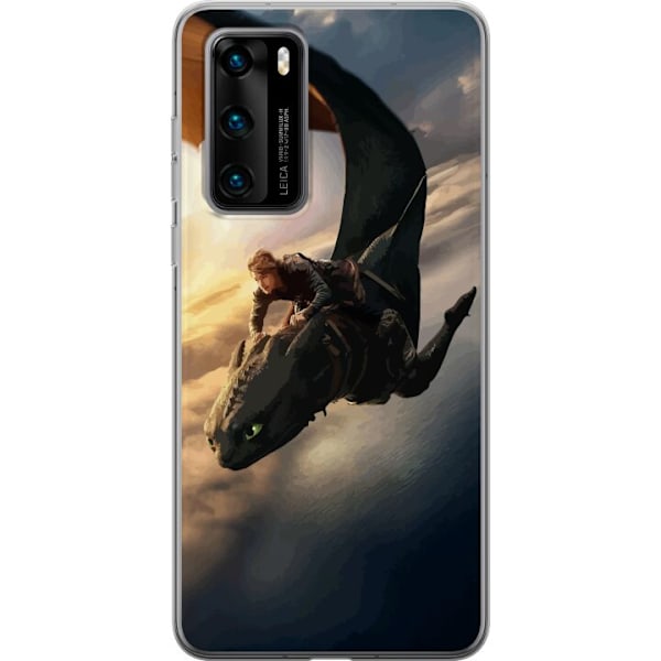 Huawei P40 Genomskinligt Skal Draktränaren
