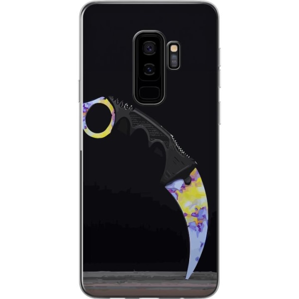 Samsung Galaxy S9+ Läpinäkyvä kuori Karambit / Butterfly /