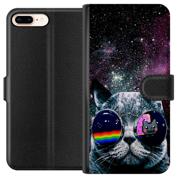 Apple iPhone 8 Plus Tegnebogsetui Rumkat