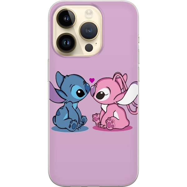 Apple iPhone 15 Pro Läpinäkyvä kuori lilo & stitch 2025