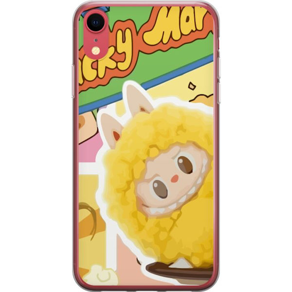 Apple iPhone XR Läpinäkyvä kuori Labubu Wacky Mart Pop Mart -sarjan keräilyfiguuri Söpö Muotoilu Suosittu Teemalelu Sarja Luova Taidelelu