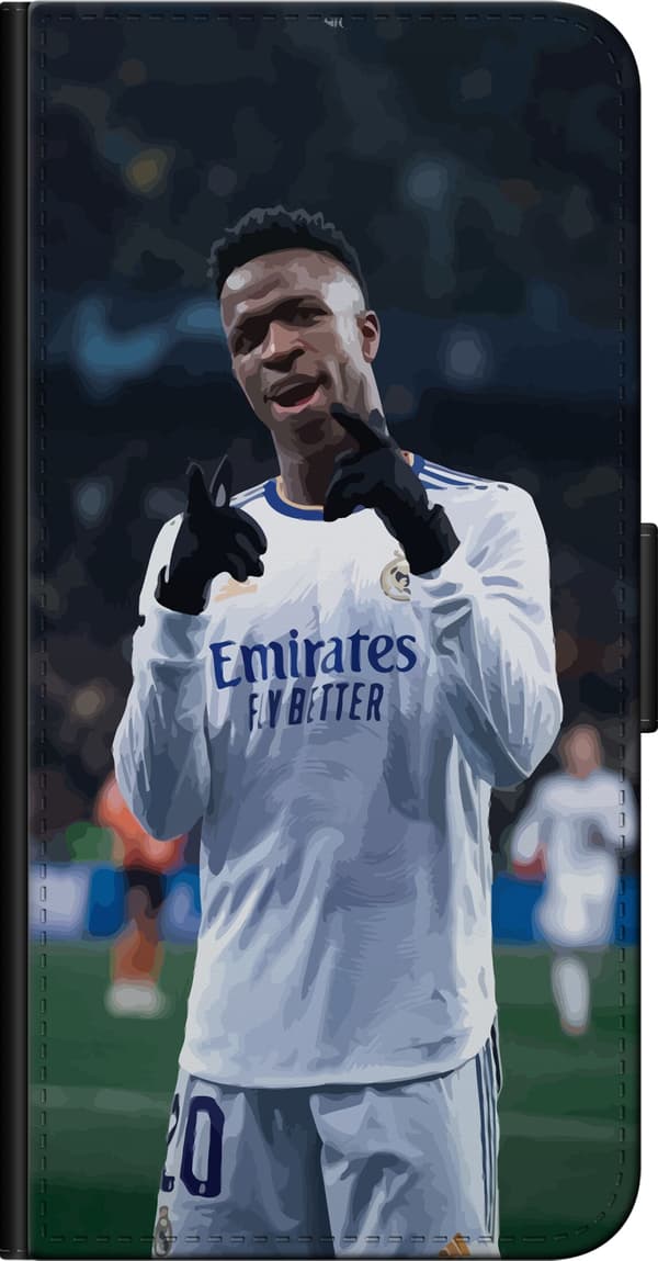 Kompatibelt Lommeboketui til OnePlus 9 Pro Vinícius Júnior (Real Madrid)