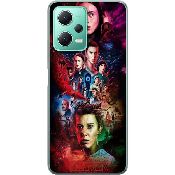 Xiaomi Redmi Note 12 Genomskinligt Skal Stranger Things 5