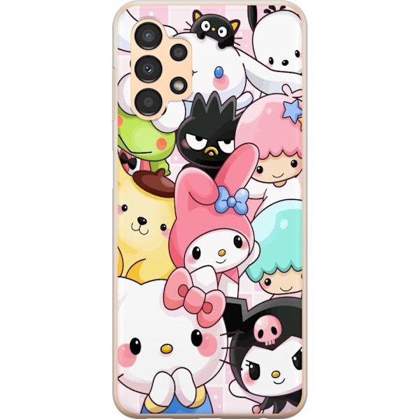 Samsung Galaxy A13 Genomskinligt Skal Kawaii Sanrio Crew