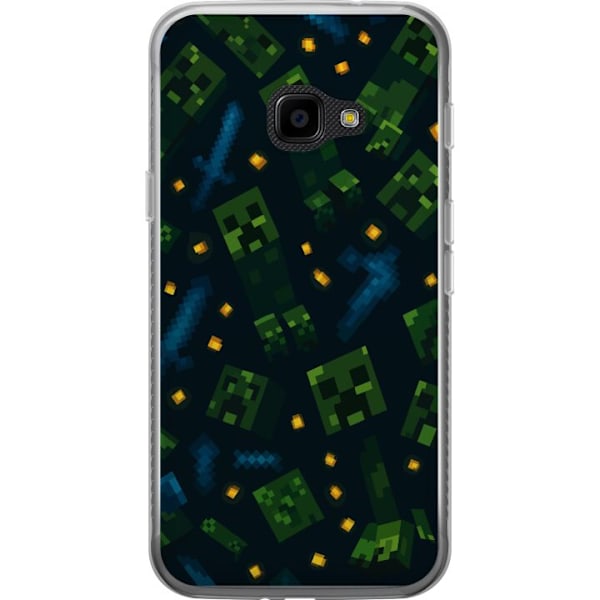 Samsung Galaxy Xcover 4 Läpinäkyvä kuori Minecraft Dungeons Mob