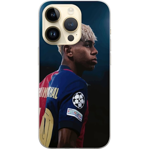Apple iPhone 15 Pro Gennemsigtig cover Lamine Yamal - Barcelon