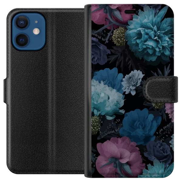 Kompatibelt Plånboksfodral till Apple iPhone 12 Blommor