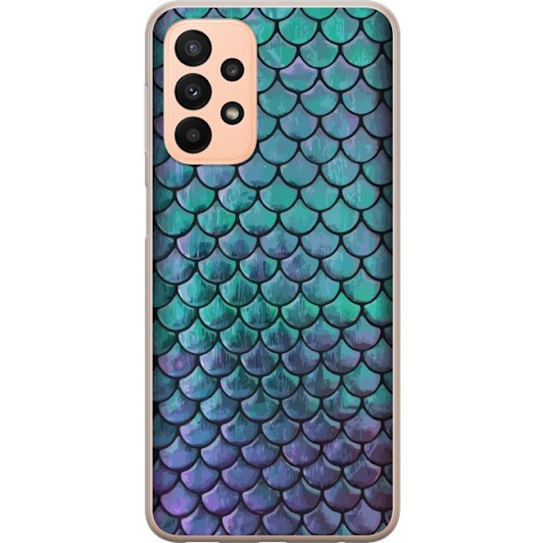 Samsung Galaxy A23 Gennemsigtig cover Strålende søprinsesse