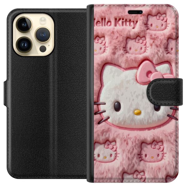 Kompatibelt Plånboksfodral till Apple iPhone 15 Pro Max Söt rosa