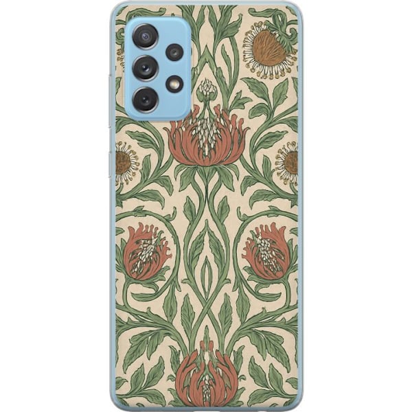 Samsung Galaxy A72 5G Gennemsigtig cover Blad Detaljer