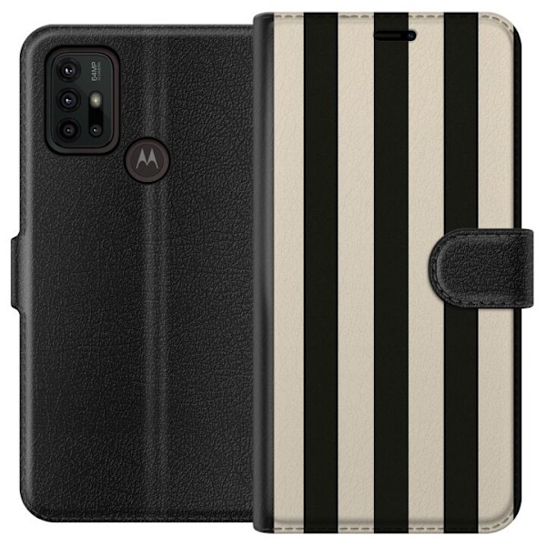 Motorola Moto G30 Plånboksfodral Line Flow