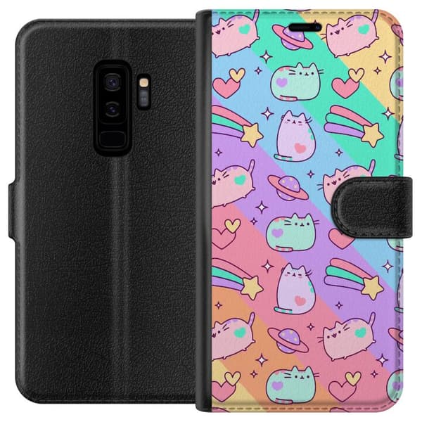 Kompatibelt Lommeboketui til Samsung Galaxy S9+ Einhorn Katt