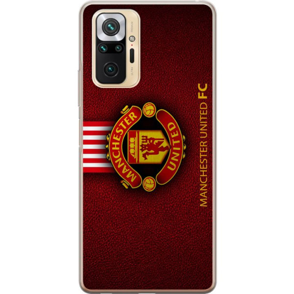 Xiaomi Redmi Note 10 Pro Läpinäkyvä kuori Manchester United