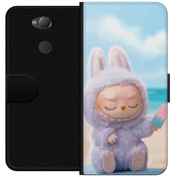 Sony Xperia XA2 Tegnebogsetui Labubu Lyserød Stemning