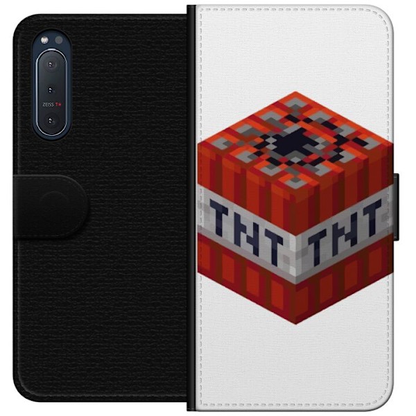 Sony Xperia 5 II Tegnebogsetui Minecraft TNT