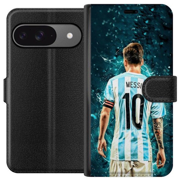 Google Pixel 9 Pro Tegnebogsetui Messi