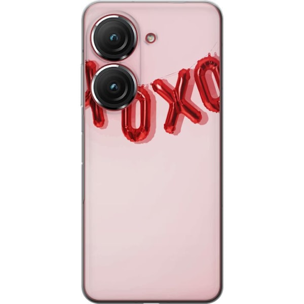 Asus Zenfone 9 Gennemsigtig cover Valentinsdag XOXO