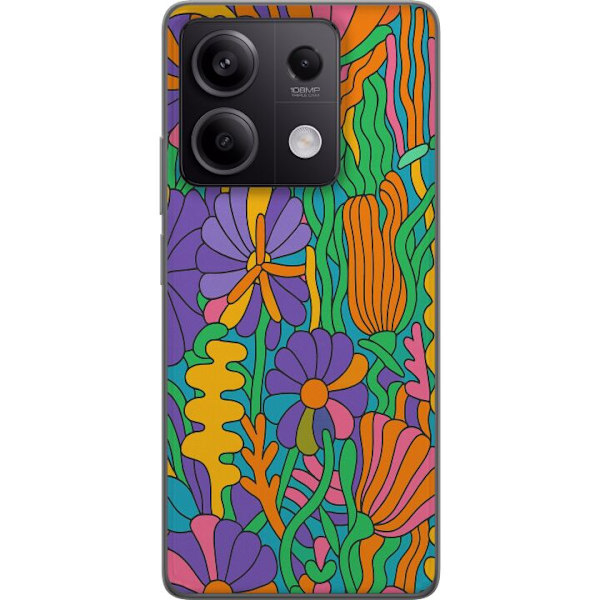 Xiaomi Redmi Note 13 Pro Läpinäkyvä kuori Värien räjähdys