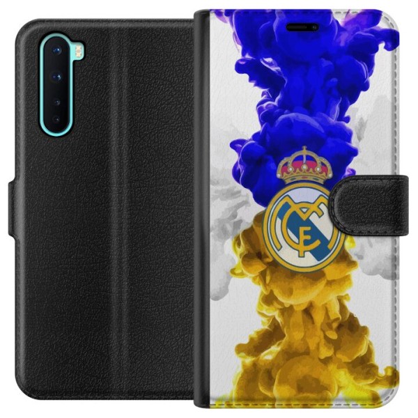 OnePlus Nord Lompakkokotelo Real Madrid Värit