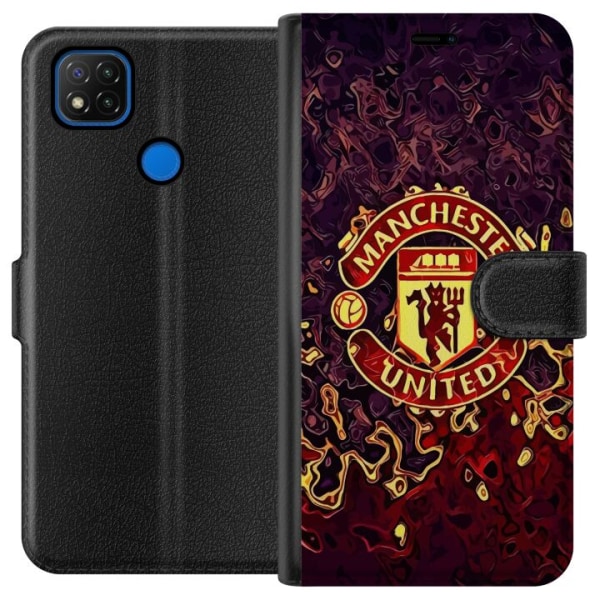 Xiaomi Redmi 9C Lompakkokotelo Manchester United