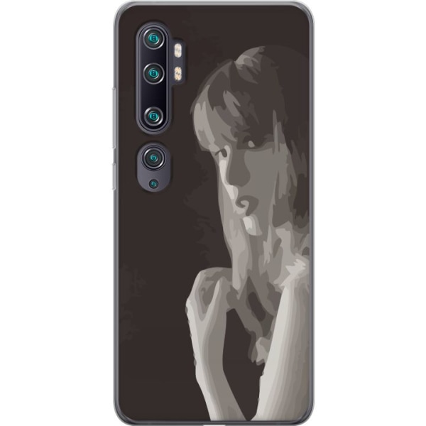 Xiaomi Mi Note 10 Läpinäkyvä kuori Taylor Swift