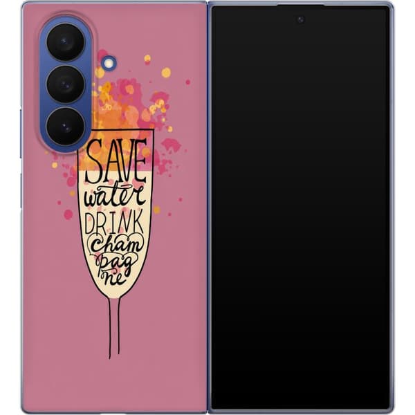 Kompatibelt Mobildeksel til Samsung Galaxy Z Fold7 Rosa boblesitat rosa
