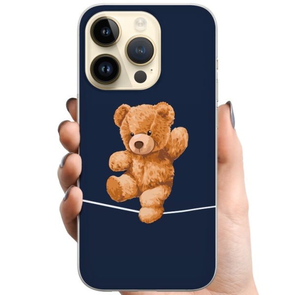 Apple iPhone 15 Pro TPU Mobildeksel Teddybjørn