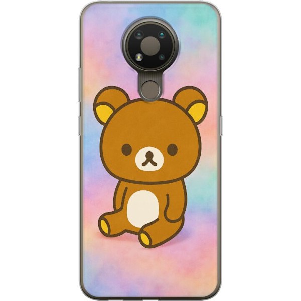Nokia 3.4 Läpinäkyvä kuori Kawaii Sanrio Rilakkuma