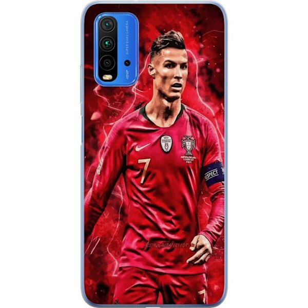 Xiaomi Redmi Note 9 4G Gjennomsiktig deksel Ronaldo Ferdigheter - CR7 Design for Ekte Supportere
