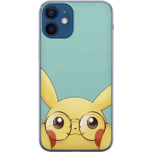 Apple iPhone 12  Läpinäkyvä kuori Pikachu lasit
