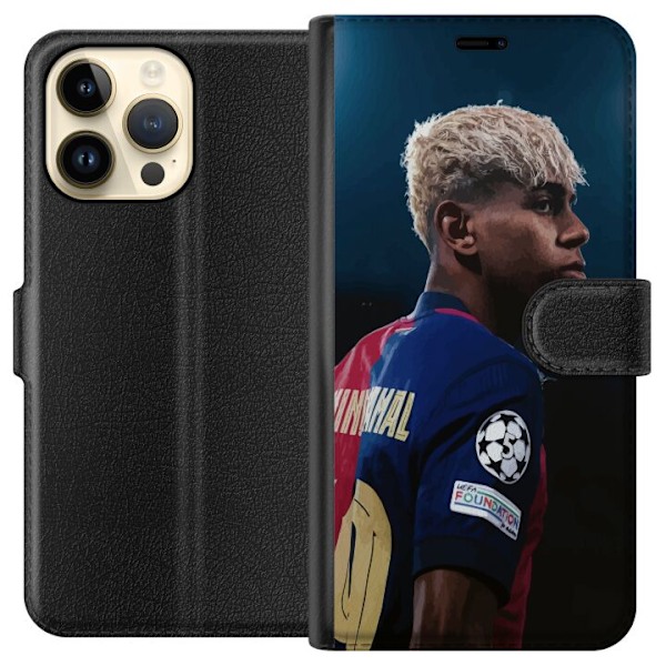 Apple iPhone 15 Pro Max Lommeboketui Lamine Yamal - Barcelonas
