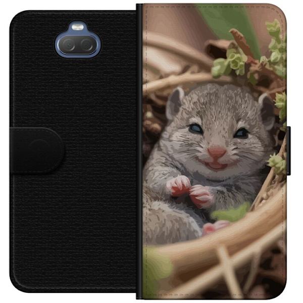 Sony Xperia 10 Plus Tegnebogsetui Rotte Smilende Dyremotiv By Motiv Urban Grafisk Design Populært Sjovt Motiv Kunstart Stil