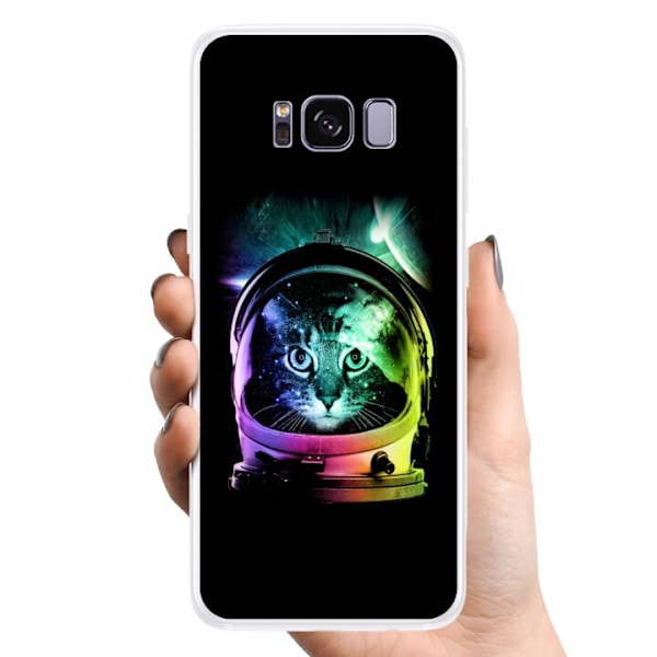 Samsung Galaxy S8 TPU Mobilskal Space Cat