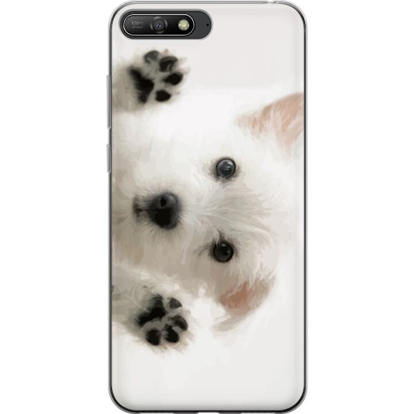 Huawei Y6 (2018) Gennemsigtig cover Hund