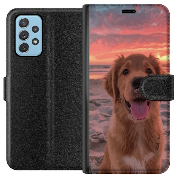 Samsung Galaxy A52 5G Tegnebogsetui Hund