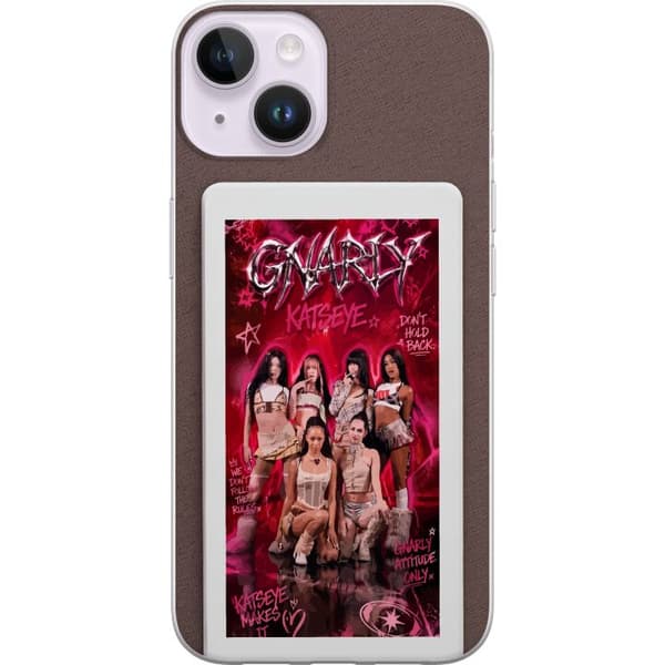 Yhteensopiva Puhelinkuori Apple iPhone 14 Plus KATSEYE vaaleanpunainen
