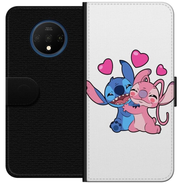 OnePlus 7T Lommeboketui Lilo & Stitch